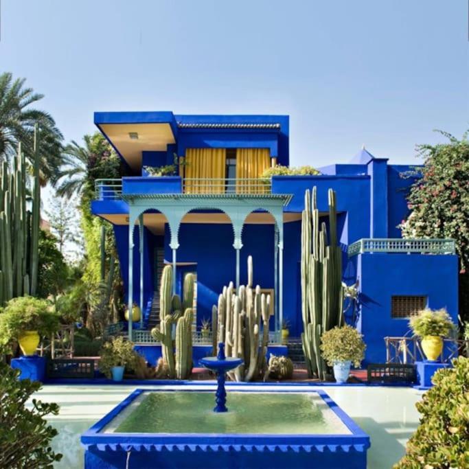 Ferienwohnung Sunny Terrace & Comfy Beds In Marrakech Marrakesch Exterior foto